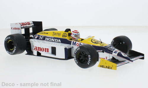 Williams FW11 No.6 Canon Brasil GP 1986 N. Piquet - 1:18